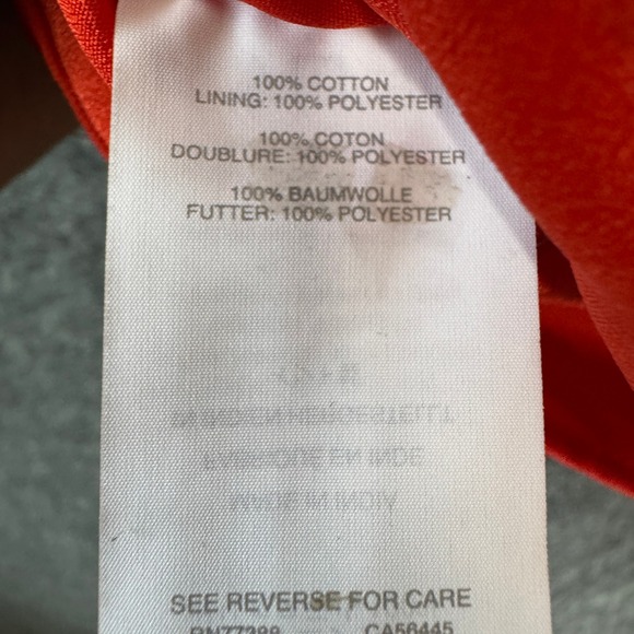 J. Crew Shirt Women 4 Bright Red Eyelet Ruffle One Shoulder Casual Feminine Top - Picture 4 of 8